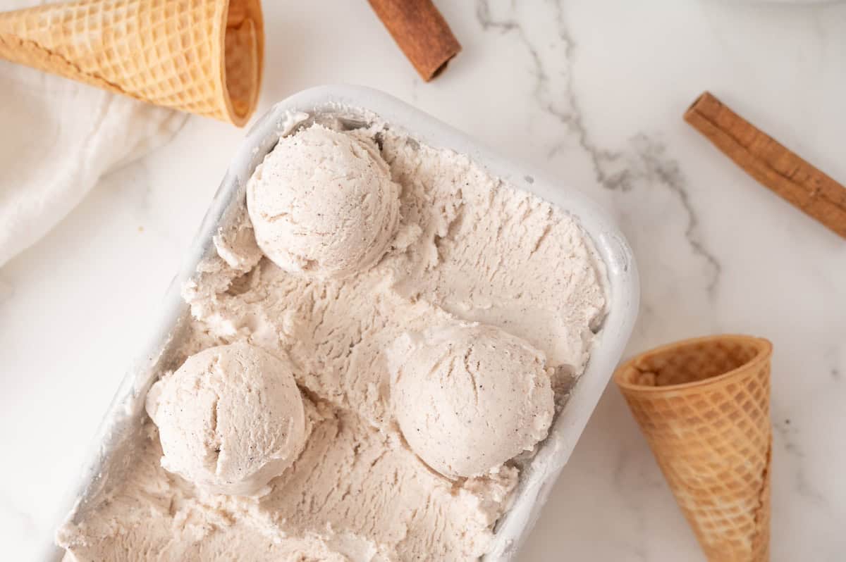 Minute Cinnamon Ice Cream: Effortless Philadelphia Style Homemade Treat